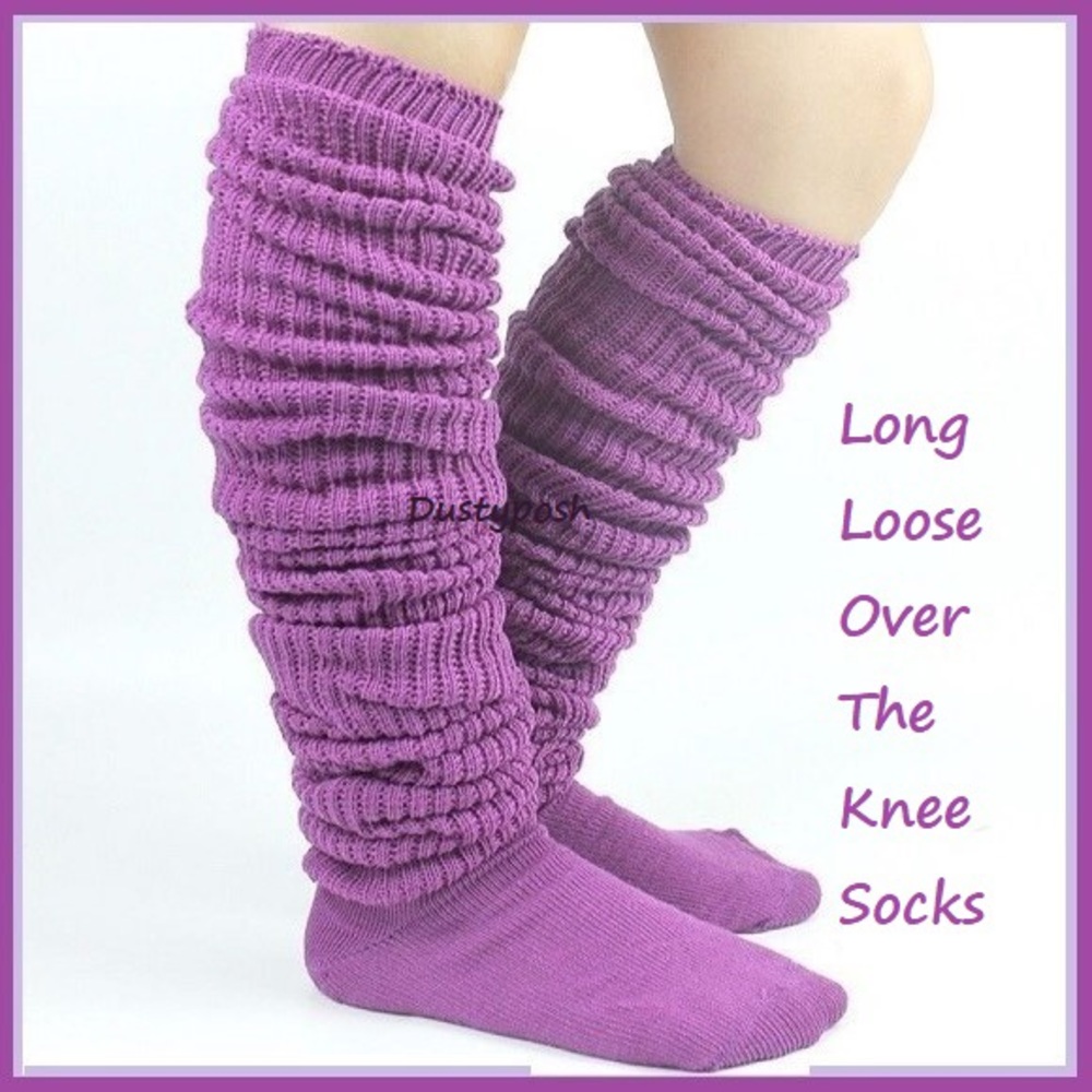 Long Loose Thigh High Socks Over The Knee Japanese - Picture 6 of 8